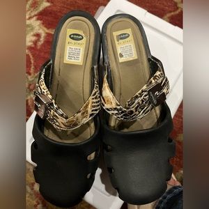 Dr. Scholl’s Dance Clogs Animal Print